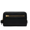 Trousse de toilette en cuir grainé