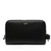 Trousse de toilette en cuir grainé