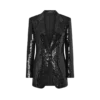 Veste Bianca à revers en pointe et boutonnage simple