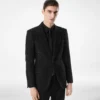 Veste bouclée légère à paillettes Veste bouclée légère à paillettes