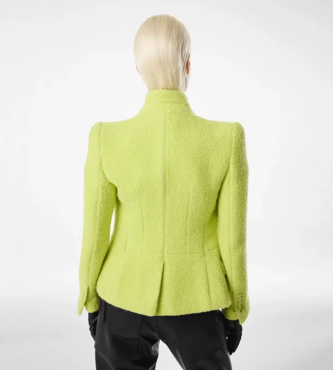 Veste cache-cœur en tweed mélangé laine, cachemire et soie à paillettes Veste cache-cœur en tweed mélangé laine, cachemire et soie à paillettes