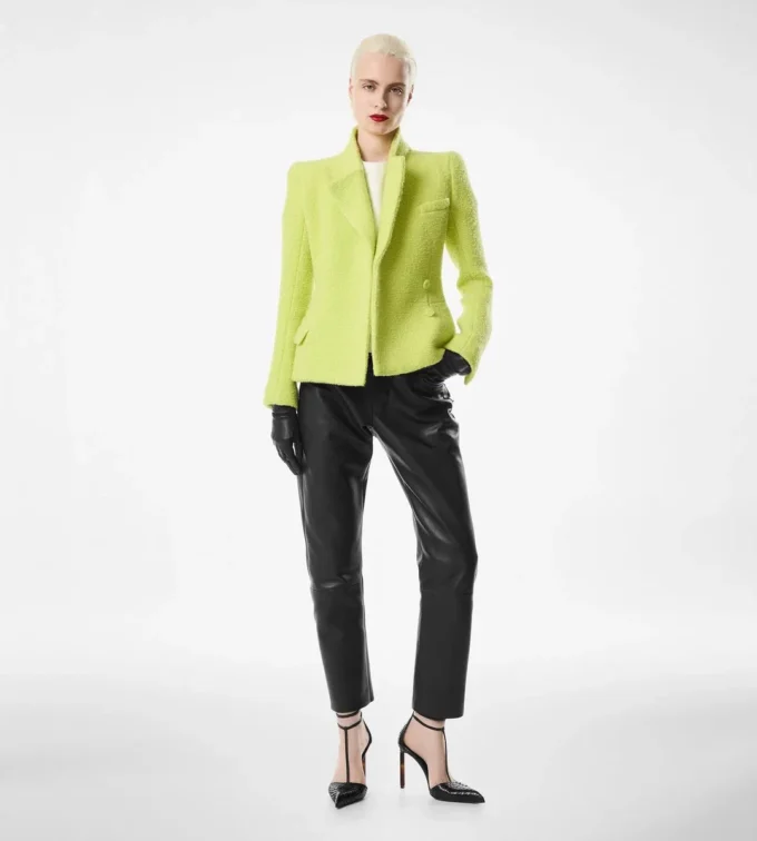 Veste cache-cœur en tweed mélangé laine, cachemire et soie à paillettes Veste cache-cœur en tweed mélangé laine, cachemire et soie à paillettes