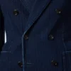Veste à chevrons indigo Veste à chevrons indigo