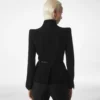 Veste compacte en bouclé stretch Veste compacte en bouclé stretch