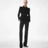 Veste compacte en bouclé stretch Veste compacte en bouclé stretch