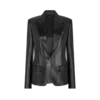 Veste croisée en cuir Guanteria soyeux Veste croisée en cuir Guanteria soyeux