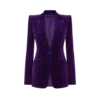 Veste croisée en velours de coton Veste croisée en velours de coton