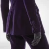 Veste croisée en velours de coton Veste croisée en velours de coton