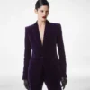 Veste croisée en velours de coton Veste croisée en velours de coton