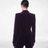 Veste croisée en velours de coton Veste croisée en velours de coton