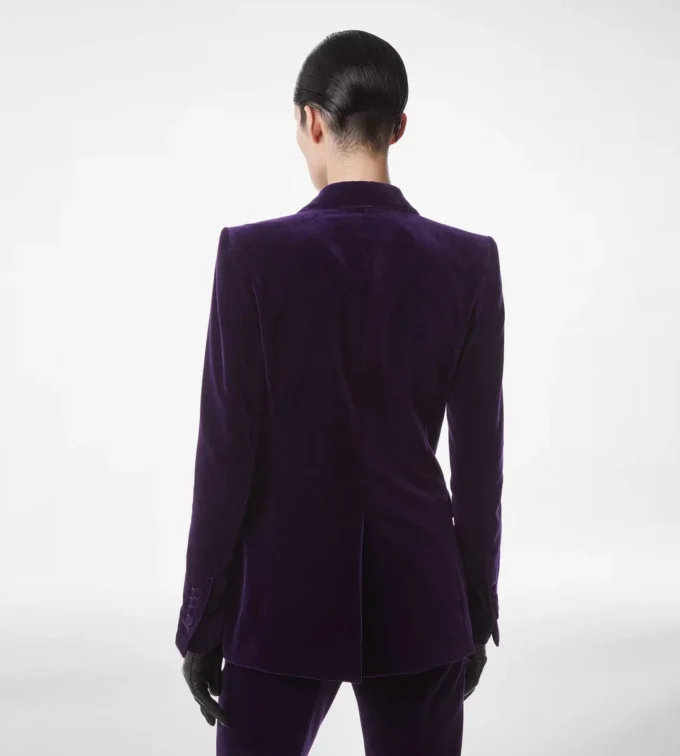 Veste croisée en velours de coton Veste croisée en velours de coton