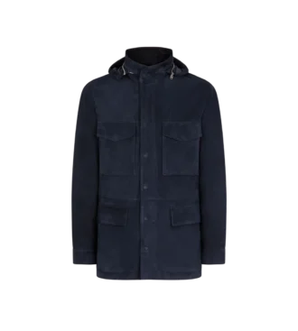 Veste de campagne en daim léger