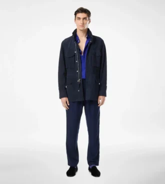 Veste de campagne en daim léger