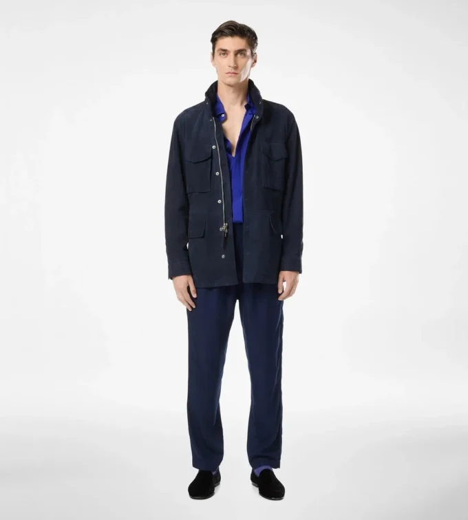 Veste de campagne en daim léger Veste de campagne en daim léger