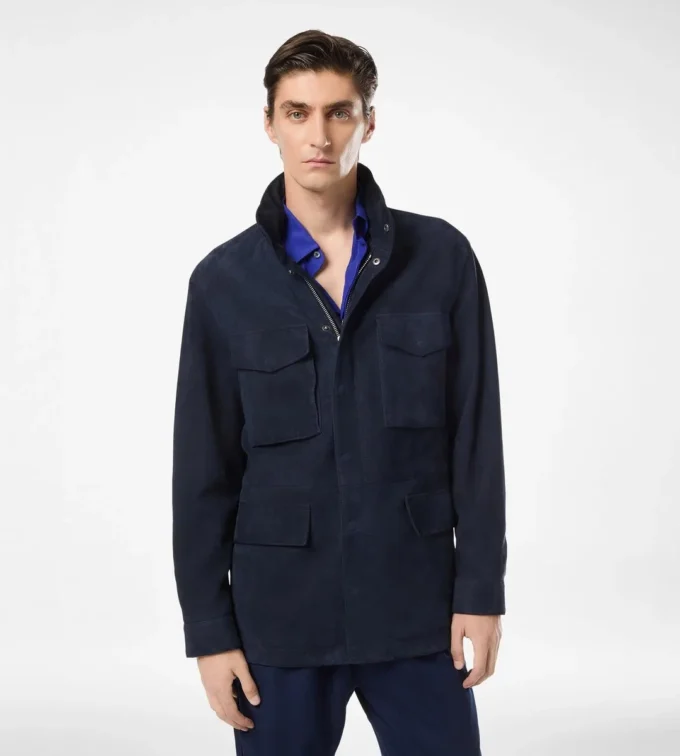Veste de campagne en daim léger Veste de campagne en daim léger