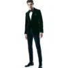 Veste de cocktail Shelton en velours fluide