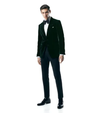 Veste de cocktail Shelton en velours fluide