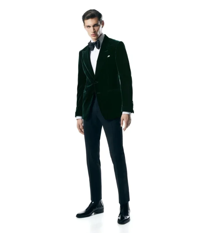 Veste de cocktail Shelton en velours fluide