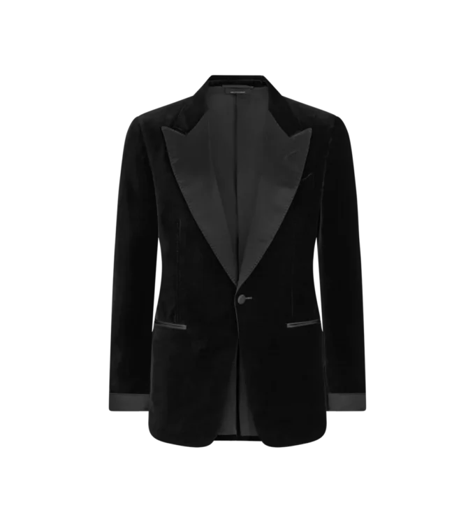 Veste de cocktail Shelton en velours léger