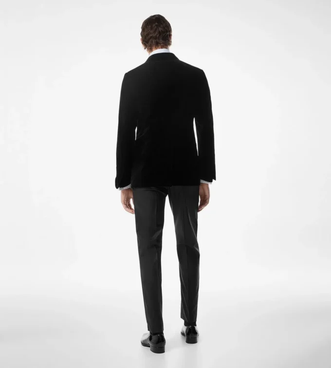 Veste de cocktail Shelton en velours léger