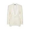 Veste de soirée en jacquard de viscose et soie