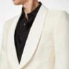 Veste de soirée en jacquard de viscose et soie