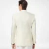 Veste de soirée en jacquard de viscose et soie