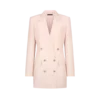 Veste à double boutonnage et revers en pointe