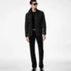 Veste en daim à quatre poches Veste en daim à quatre poches