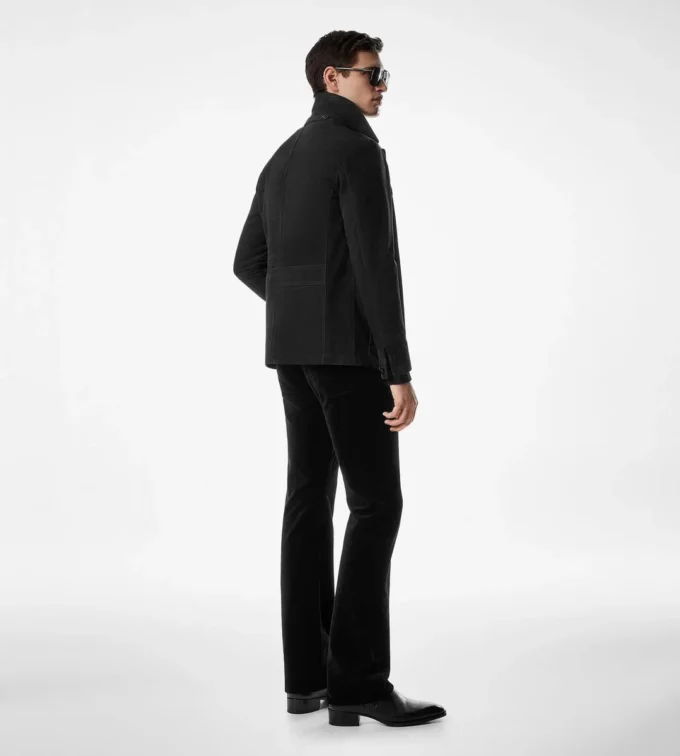 Veste en daim à quatre poches Veste en daim à quatre poches