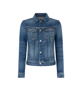 Veste en denim délavé confortable