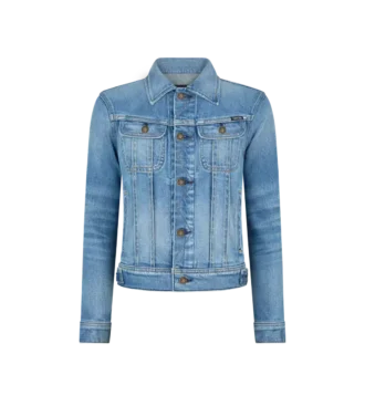 Veste en denim délavé été