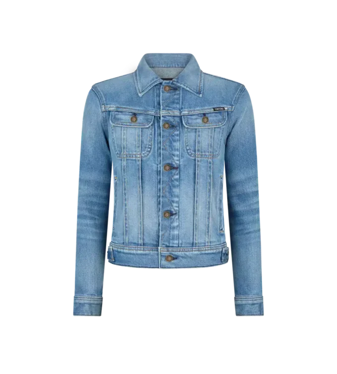 Veste en denim délavé été Veste en denim délavé été
