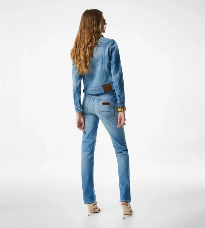 Veste en denim délavé été Veste en denim délavé été