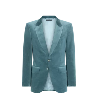 Veste en velours à micro-pois