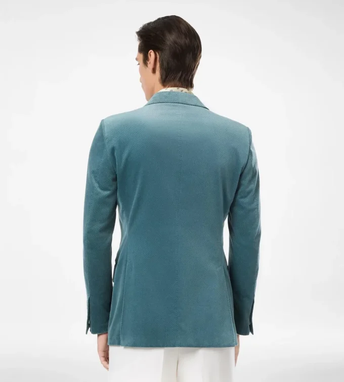 Veste en velours à micro-pois Veste en velours à micro-pois