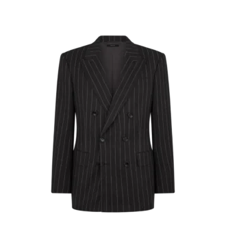 Veste à fines rayures