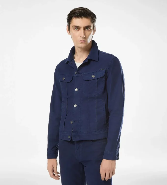 Veste iconique en denim moleskin