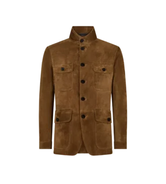 Veste militaire en daim cachemire
