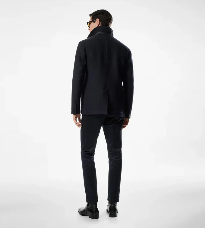 Veste à quatre poches en twill double fendable Veste à quatre poches en twill double fendable