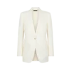 Veste à revers en pointe et simple boutonnage Wallis