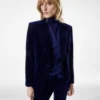 Veste à revers en pointe et simple boutonnage Wallis