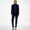 Veste à revers en pointe et simple boutonnage Wallis
