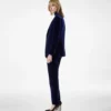 Veste à revers en pointe et simple boutonnage Wallis