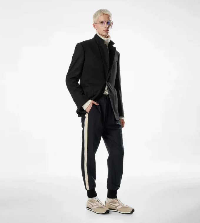 Veste Shelton en laine et cachemire