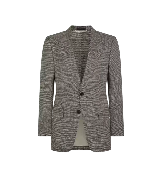 Veste Shelton en laine, soie et lin