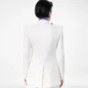 Veste simple boutonnage en flanelle de laine et cachemire Veste simple boutonnage en flanelle de laine et cachemire