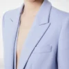 Veste simple boutonnage en laine légère double face Veste simple boutonnage en laine légère double face