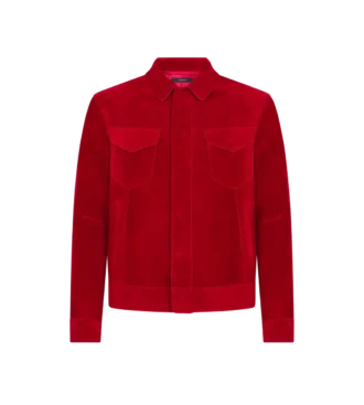 Veste western en daim cachemire