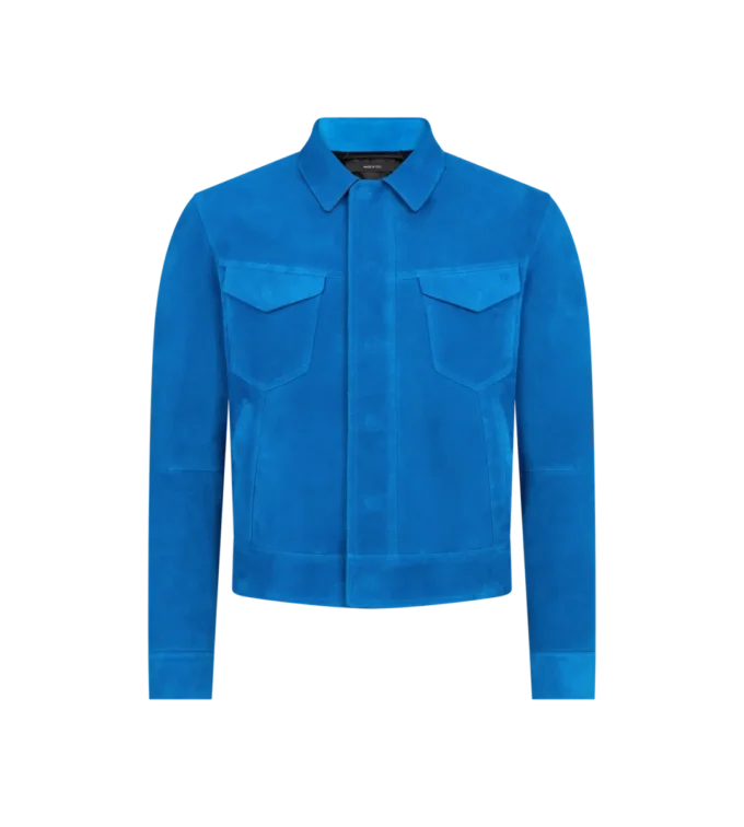 Veste western en daim cachemire Veste western en daim cachemire